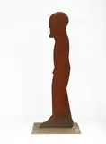 Horst Antes, Figur 1000, 1987, Eisen, korrodiert und graviert