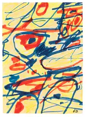 Argument XL by Jean Dubuffet, 1983, Felt-tip pen drawing, sold Oct 2012