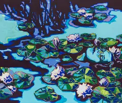 Ophelia by Katrin Heichel, 2004, Acrylic on canvas, sold Oct 2012