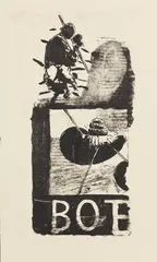 Bote by Neo Rauch, 1993, Lithograph, sold Oct 2012