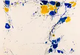 Sam Francis, Foot print (SF-2), 1960, Lithograph in colours