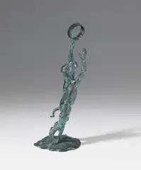 Affe mit Ring by Jörg Immendorff, 2006, Bronze, sold Oct 2012