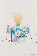 Commitee 2000 by Andy Warhol, 1982, Silkscreen in colors, sold Oct 2012