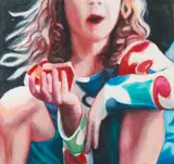 Sabine Dehnel, Malin, 2000, Acrylic on canvas
