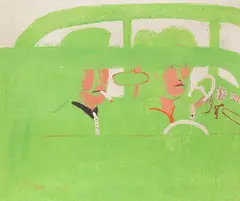 Heimrad Prem, Ohne Titel, 1966, Oil