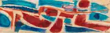 Ohne Titel by Jean René Bazaine, 1951, Oil on paper, sold Oct 2012