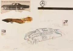 Mithropa by Wolf Vostell, 1974, Mixed media, sold Oct 2012