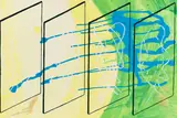 Ohne Titel (Mönchengladbach 1992) by Sigmar Polke, 1992, Offset in colors, sold Oct 2012