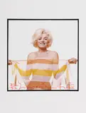 Bert Stern, Marilyn in striped Scarf, 1962, Photography