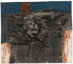 Karl Fred Dahmen, Ohne Titel, 1950, Mixed media
