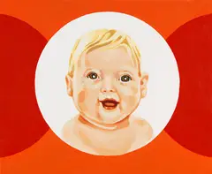 Franziska Holstein, Serie: Alete Kinder, 2004, Acrylic on canvas