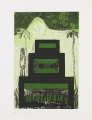 Maracas by Peter Doig, 2004, Etching and aquatint, sold Oct 2012