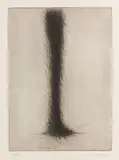 Arnulf Rainer, Damenbein, 1961, Drypoint