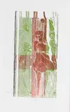 Gerhard Altenbourg, Der Muse gewidmet, 1979, Woodcut in colors