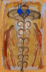 Bruno Ceccobelli, Es-Atto, 1989, Mixed media