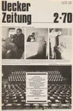 Uecker Zeitung, Nr. 1-4, 1969-73/74 by Günther Uecker, 1969, Offset, sold Oct 2012