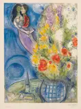 Marc Chagall, Les Coquelicots (Der Klatschmohn), 1949, Lithograph in colors