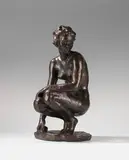 Fritz Klimsch, Hockende, 1926, Bronze