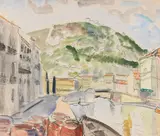Kanal in Cette by Erich Heckel, 1926, Watercolor, sold Oct 2012