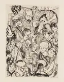 Max Beckmann, Cafémusik, 1918, Drypoint