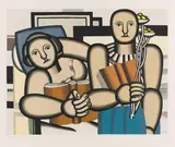 Fernand Léger, La Lecture, 1924, Lithograph in colors