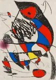Joan Miró, Passage de L´Égyptienne, 1979, Etching and aquatint in colors