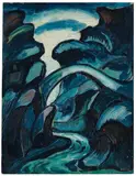Walter Dexel, Apenninbrücke in Blau