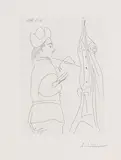 Le goût du bonheur. Trois carnets d`atelier by Pablo Picasso, 1970, Lithograph, sold Oct 2012