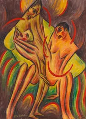 Hans Siebert von Heister, Familie, 1920, Oil on canvas
