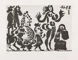 Pablo Picasso, Célestine, Maja et Grotesques, 1968, Aquatint