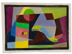Contradiction by Werner Drewes, 1941, Oil on canvas, sold Oct 2012