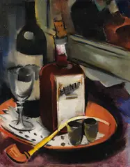 Nature morte by Rudolf Jacobi, 1927, Oil on canvas, sold Oct 2012