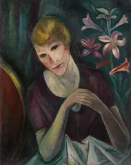 Porträt einer Dame by Heinrich Heidner, 1920, Oil on canvas, sold Oct 2012