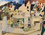 Forio auf Ischia by Eduard Bargheer, 1955, Watercolor, sold Oct 2012