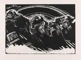 Die Freiwilligen by Käthe Kollwitz, 1921, Woodcut, sold Oct 2012