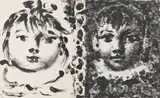Paloma et Claude by Pablo Picasso, 1950, Lithograph, sold Oct 2012
