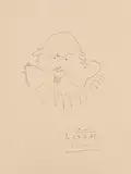 Shakespeare by Pablo Picasso, 1965, Lithograph, sold Oct 2012