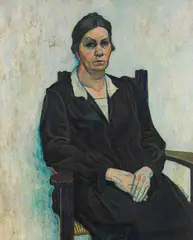 Ernst Klinger, Bildnis Maria Klinger, 1921, Oil on canvas