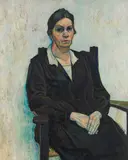 Ernst Klinger, Bildnis Maria Klinger, 1921, Oil on canvas