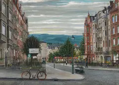 Straße by Karl Otto Hy, 1937, Oil, sold Oct 2012