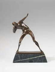 Wilhelm Andreas, Ohne Titel (Kugelstoßer), 1920, Bronze