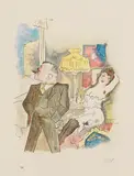 Kraft und Anmut by George Grosz, 1922, Offset in colors, sold Oct 2012