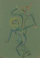 Ohne Titel by Thomas Ring, 1927, Chalks, sold Oct 2012