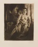 Anders Zorn, The Bed-Stool