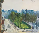 Hanns Thurn, Ansicht des Kaiser-Wilhelm-Rings in Köln, 1913, Oil on canvas