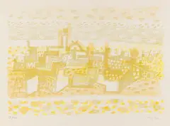 Eduard Bargheer, Afrika, 1966, Lithograph in colors