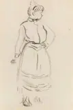 Heinrich Zille, Stehende Frau