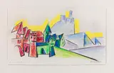 Joseph Friedrich Gustav Binder, Beilstein/Mosel, 1935, Pastel