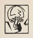 Edmund Kesting, Bildnis Herwarth Walden, 1926, Woodcut