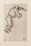 Willi Geiger, 4 Blätter: Stierkampfszenen, 1911, Drypoint
